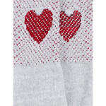 Unisex Grey & Red Printed UV Protection Hand Gloves